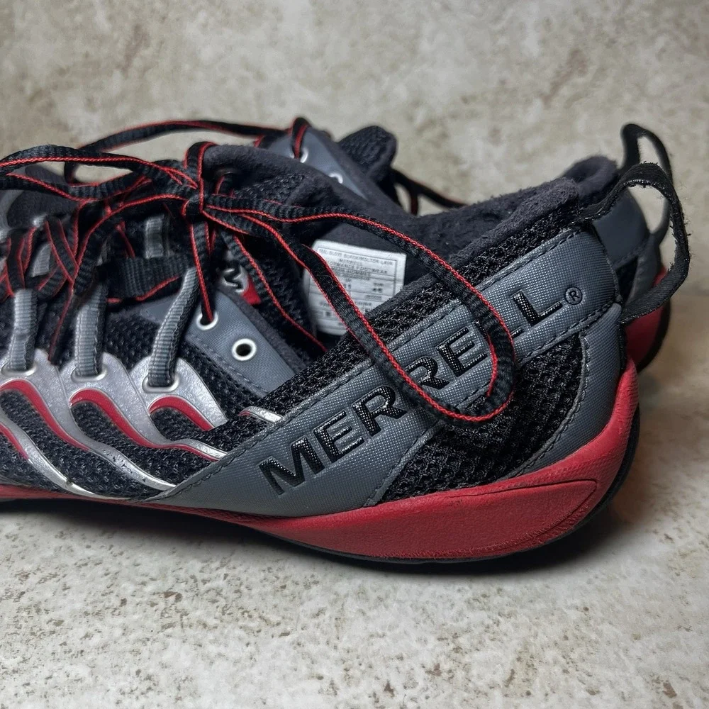 Merrell Trail Glove Barefoot Shoes Black Molton Lava Vibram Men's‎ Size 11.5